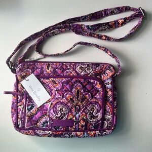 NWT Vera Bradley Iconic RFID Little Hipster Bag, Dream Tapestry